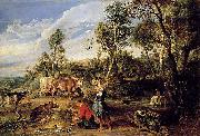 Peter Paul Rubens The Farm at Laken oil on canvas